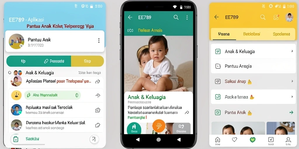 Antarmuka intuitif dan fitur Pantau Anak yang lengkap.