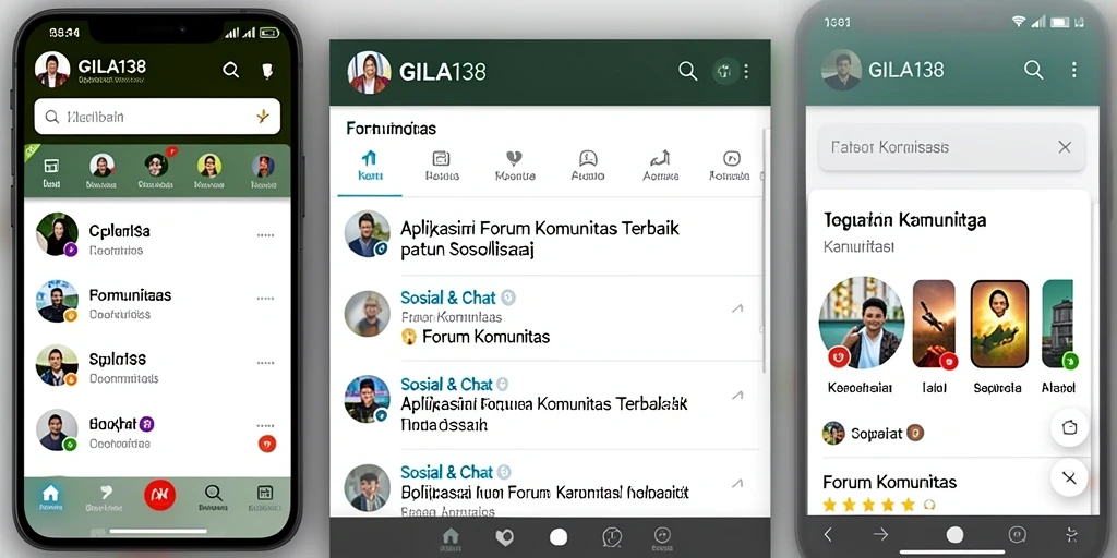 Antarmuka GILA138 yang menarik dan fungsional untuk Forum Komunitas.