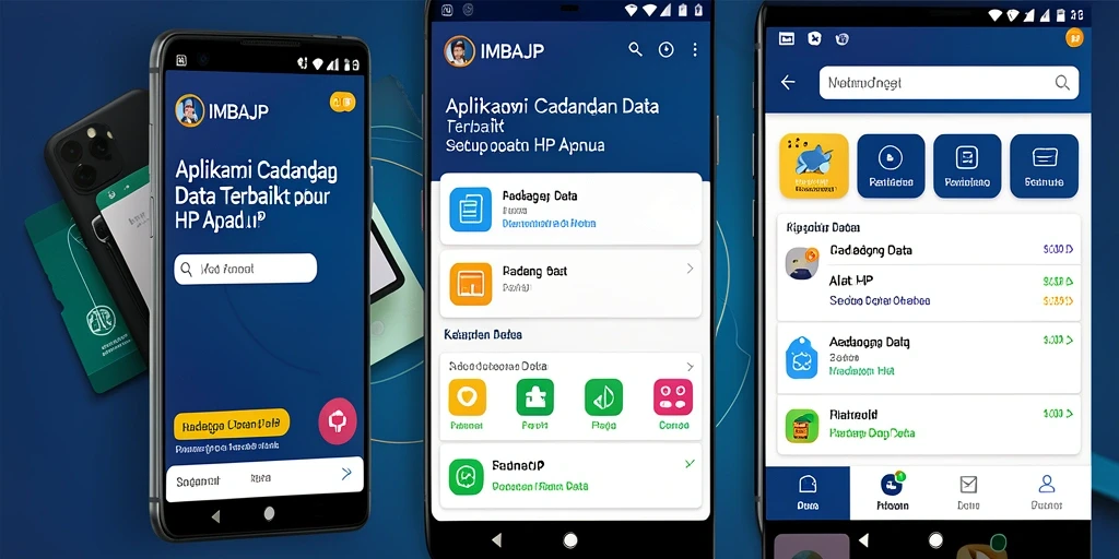 Tampilan antarmuka IMBAJP yang intuitif dan mudah digunakan.