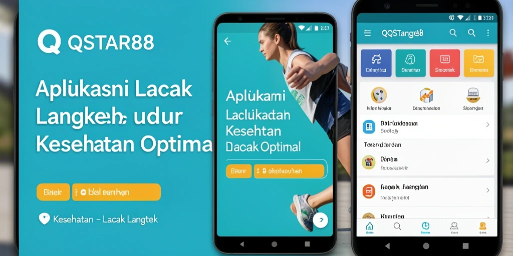 Tampilan antarmuka utama QQSTAR88 yang menampilkan fungsi Lacak Langkah.