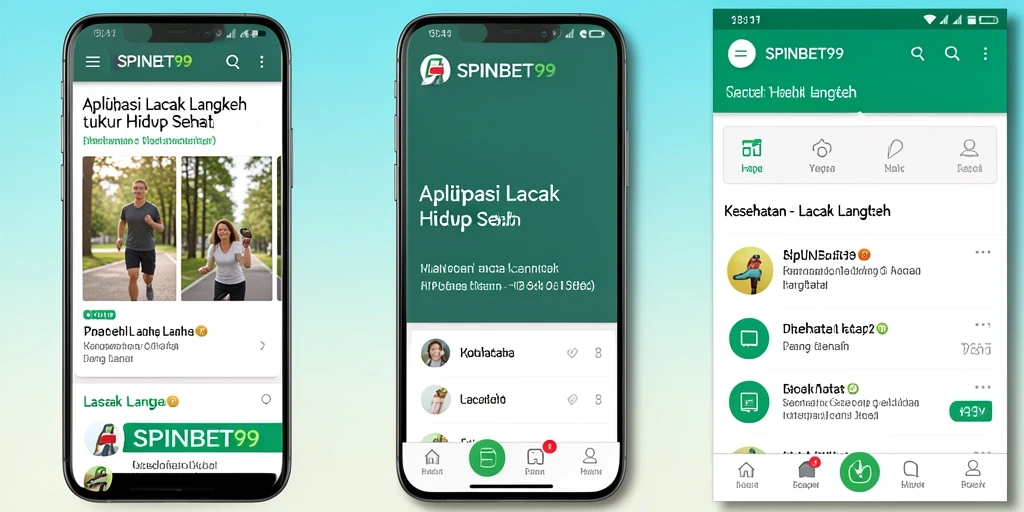 Antarmuka SPINBET99 yang intuitif untuk melacak langkah.